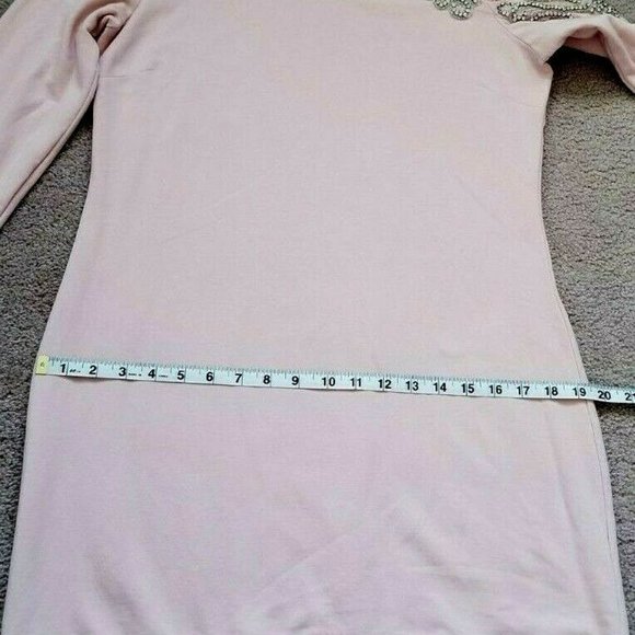 Boston proper  Sweat Dress Antique Rose sz S - Picture 10 of 11